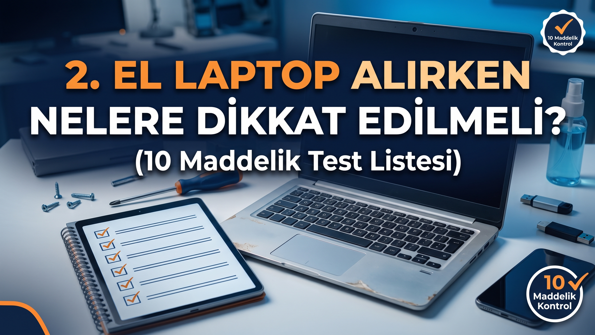 2. El Laptop Alırken Nelere Dikkat Edilmeli? (10 Maddelik Test Listesi) - NKZ Bilgisayar
