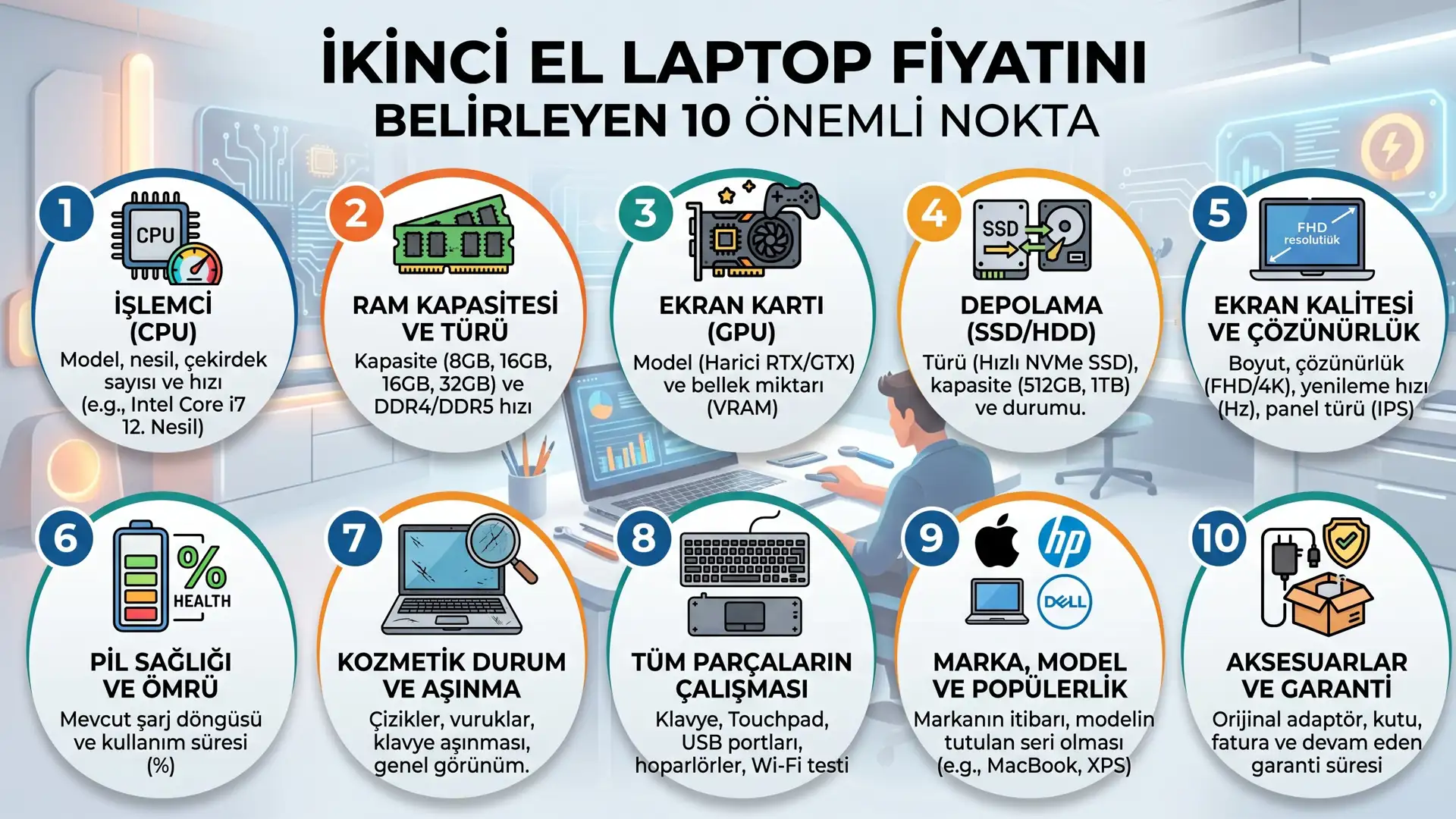Laptop Değerini Belirleyen 10 Kritik Faktör: İkinci El Satış ve Fiyatlandırma Rehberi - NKZ Bilgisayar