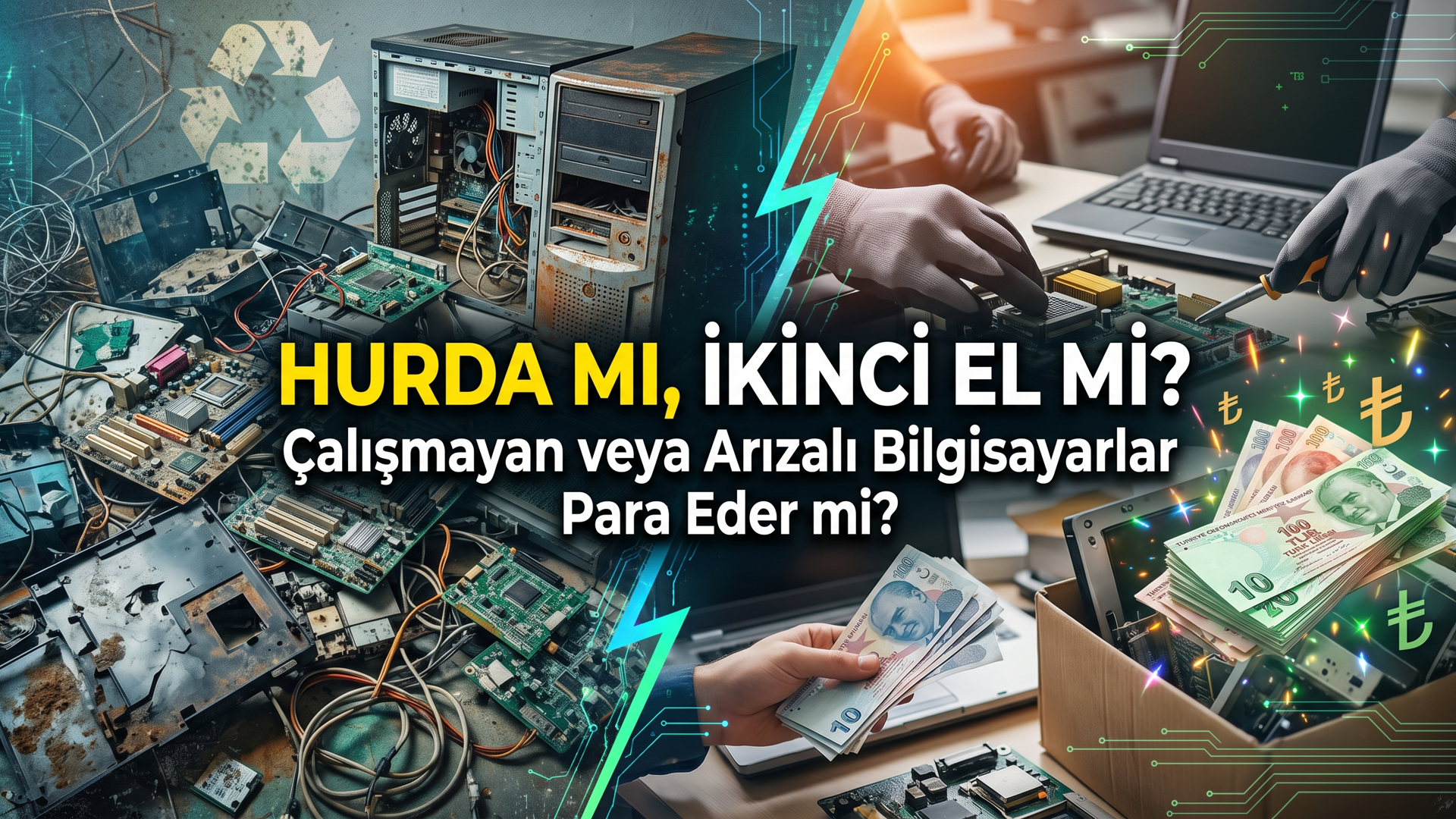 Hurda mı, İkinci El mi? Çalışmayan veya Arızalı Bilgisayarlar Para Eder mi? - NKZ Bilgisayar